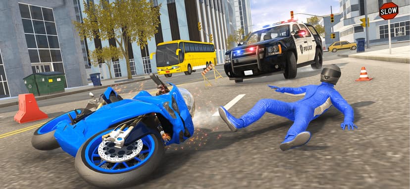 Motorbike Racing Bike Driving screenshot 1 - screenshot