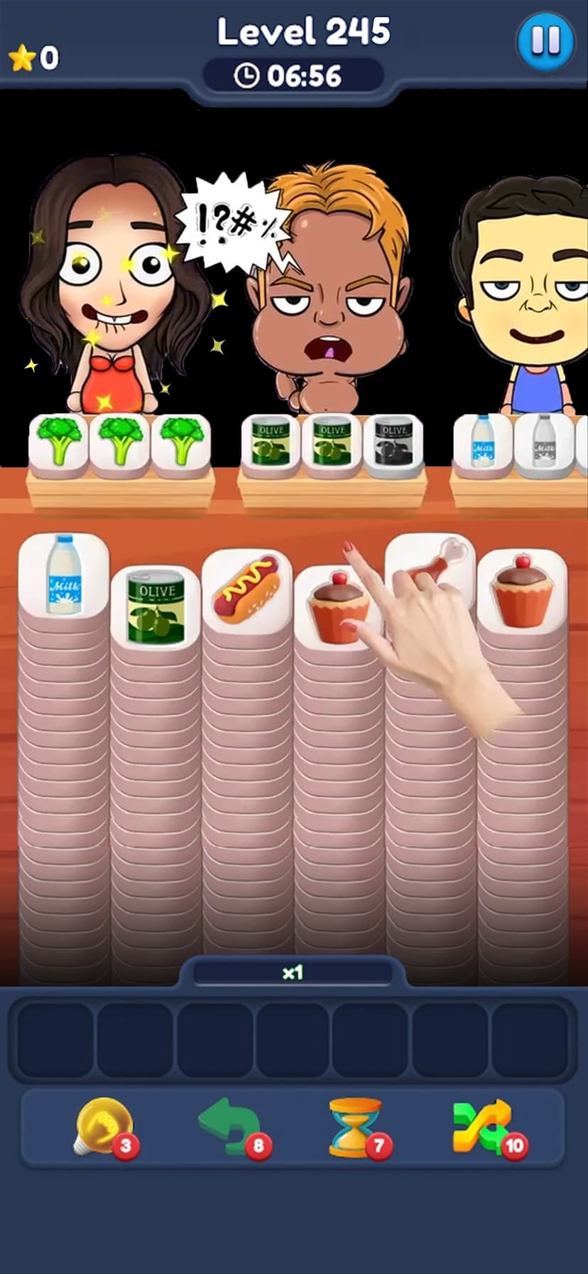 Food Match 3D: Tile Puzzle screenshot 1 - screenshot