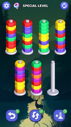Nut Puzzle - Nut Sort Games screenshot 4 - screenshot