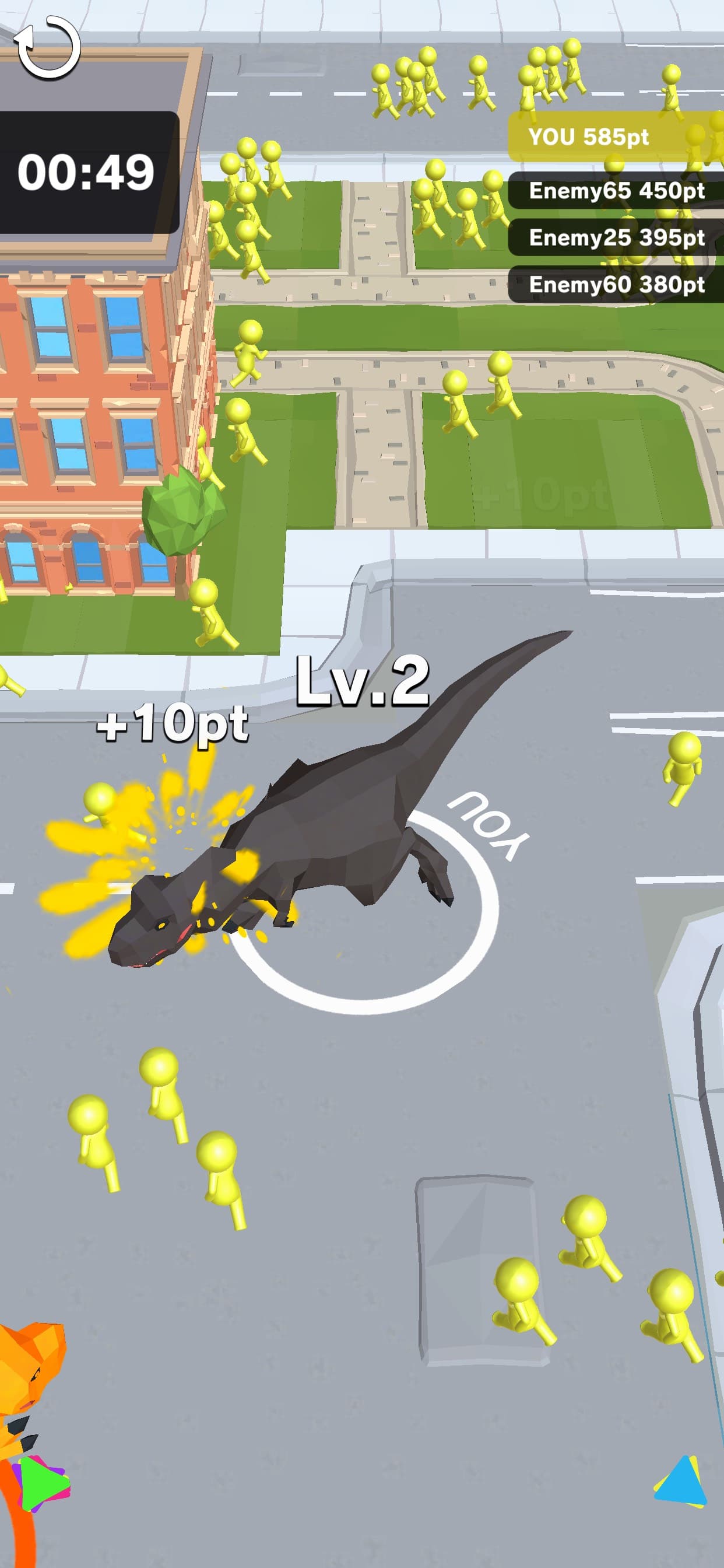 Dinosaur Rampage screenshot 2 - screenshot