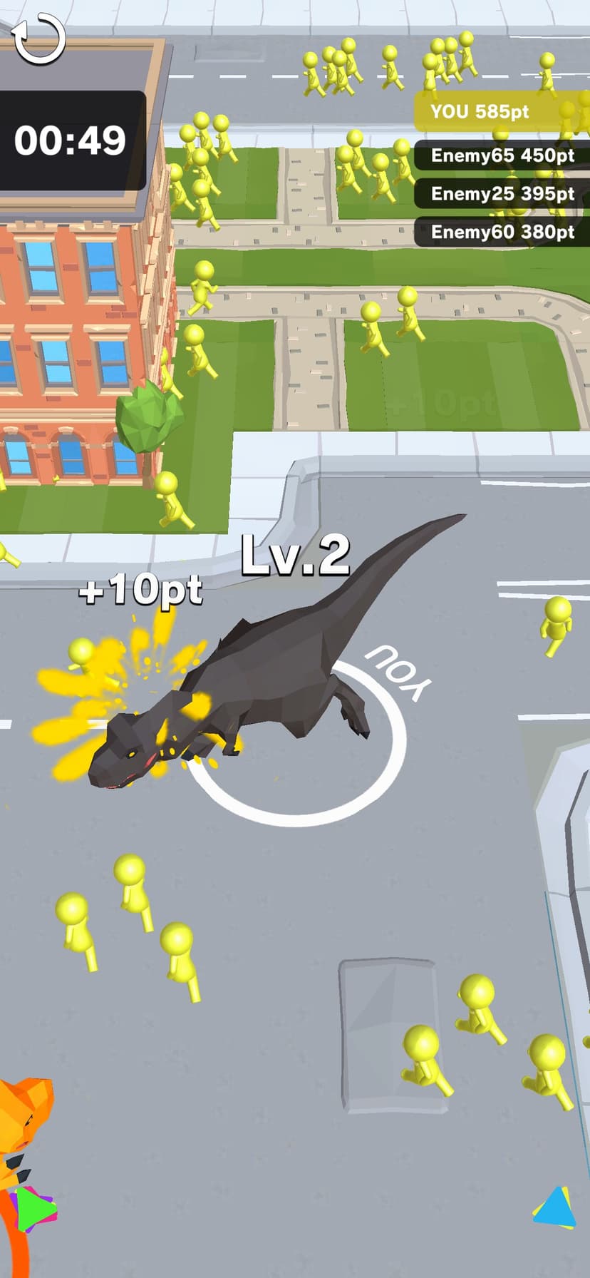 Dinosaur Rampage screenshot 2 - screenshot