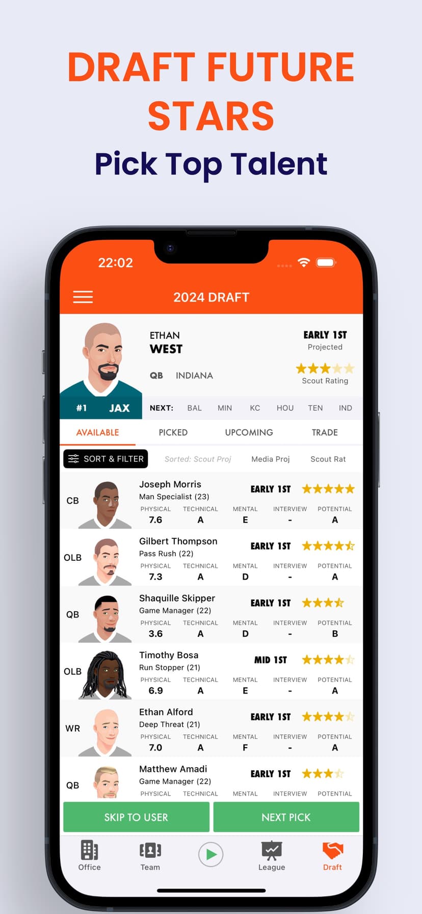 Pocket GM 3: Football Sim screenshot 6 - screenshot