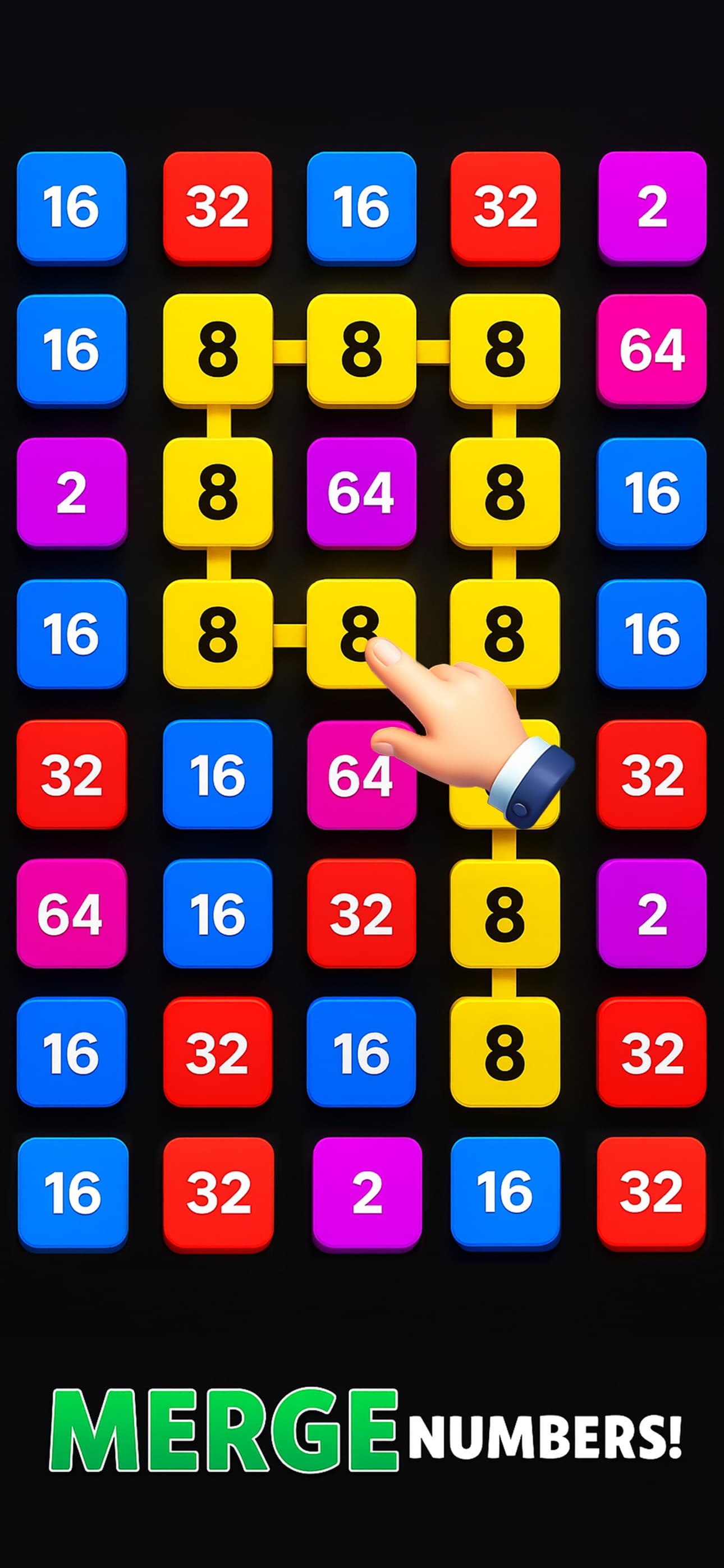 2244 Number Merge: Puzzle Game screenshot 1 - screenshot