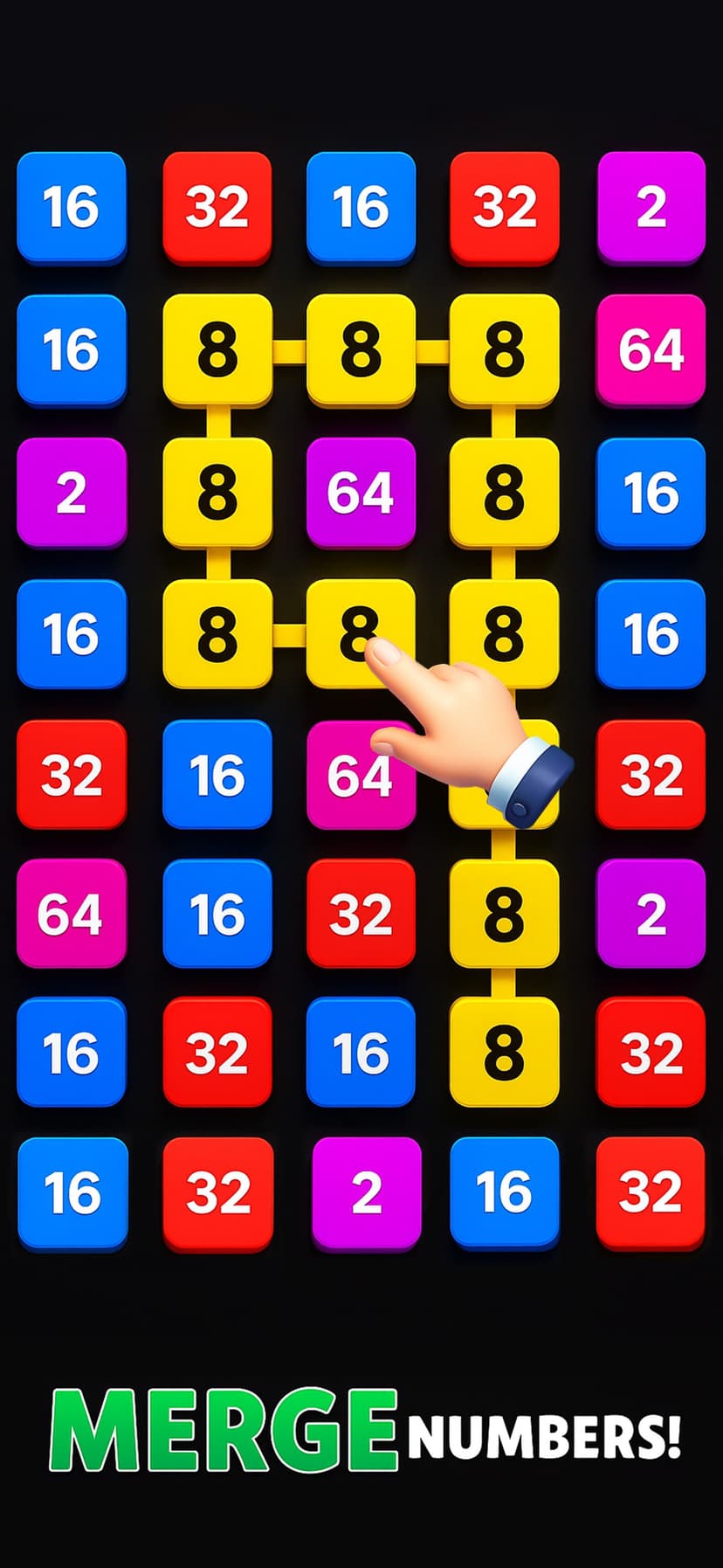 2244 Number Merge: Puzzle Game screenshot 1 - screenshot