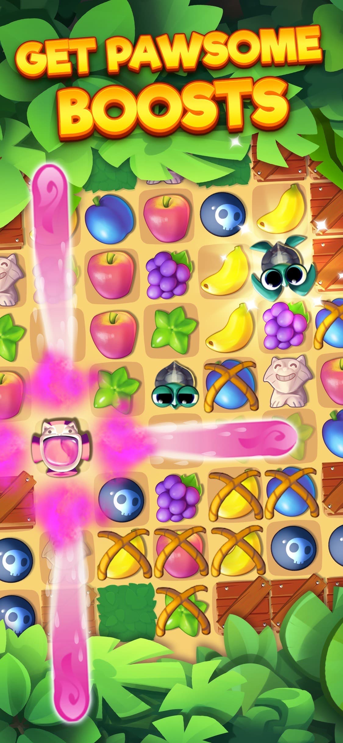 Tropicats: Match 3 Puzzle Game screenshot 2 - screenshot