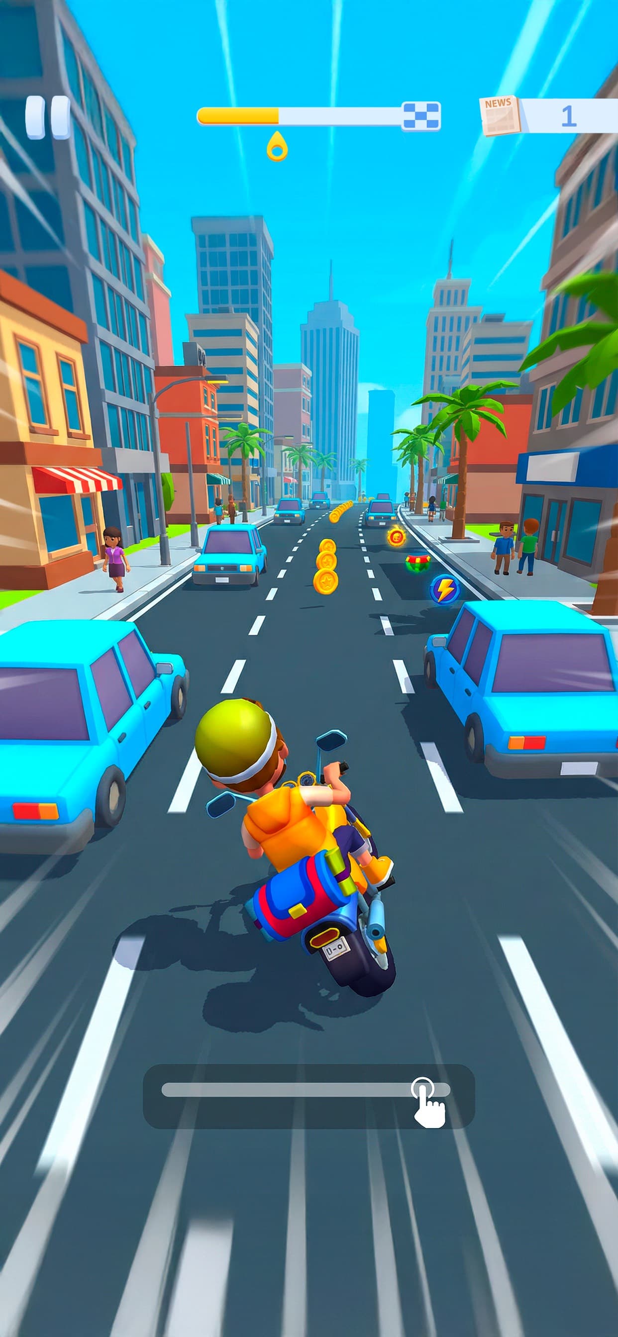 Paper Boy Race: Run & Rush 3D screenshot 5 - screenshot