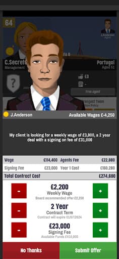 FCM23 Soccer Club Management screenshot 6 - screenshot