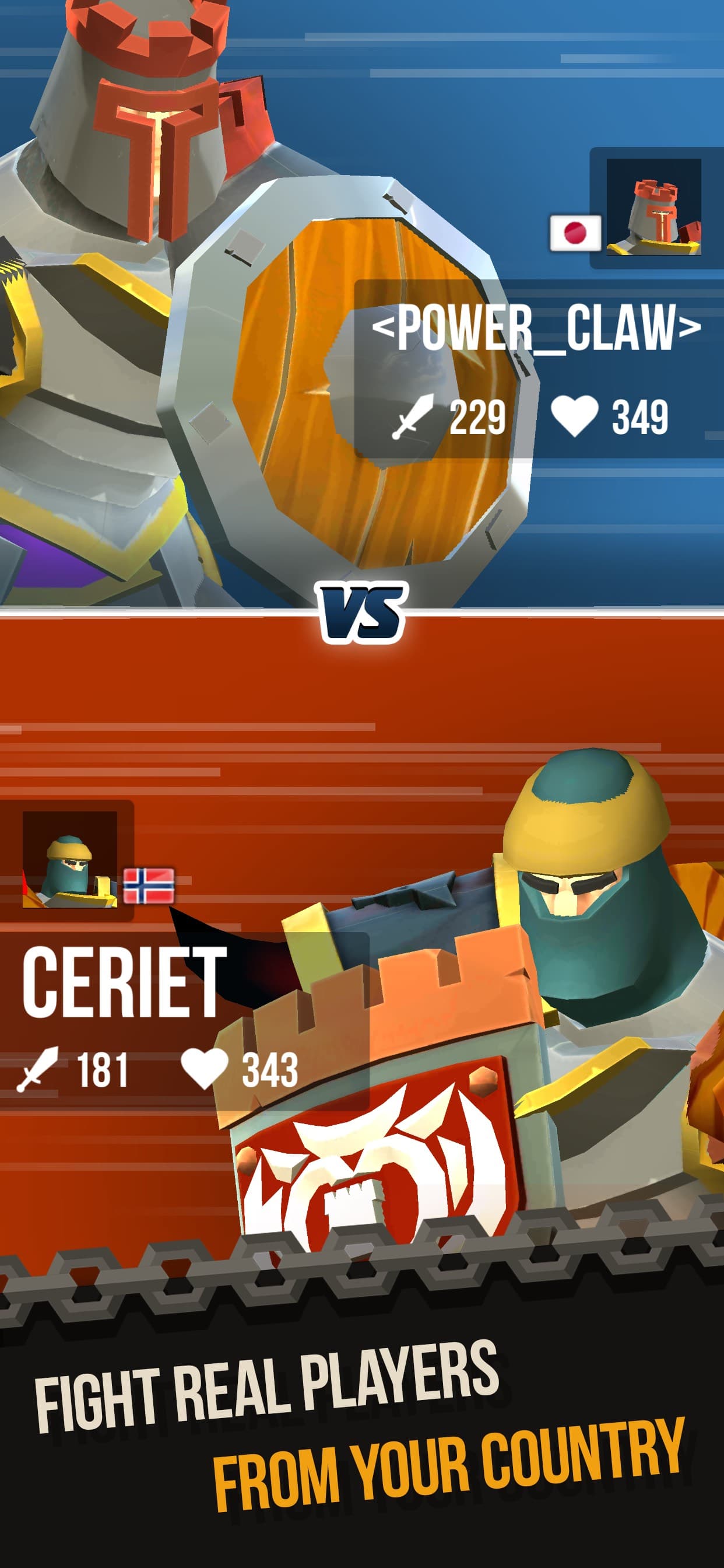 Duels - PVP game of Knighthood screenshot 1 - screenshot