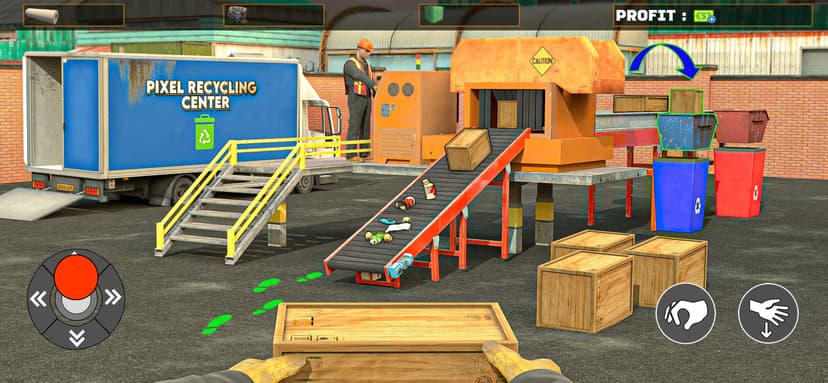 Recycling Center 3D Simulator screenshot 1 - screenshot