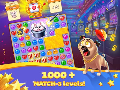 Super Pug Story Match 3 puzzle screenshot 6 - screenshot