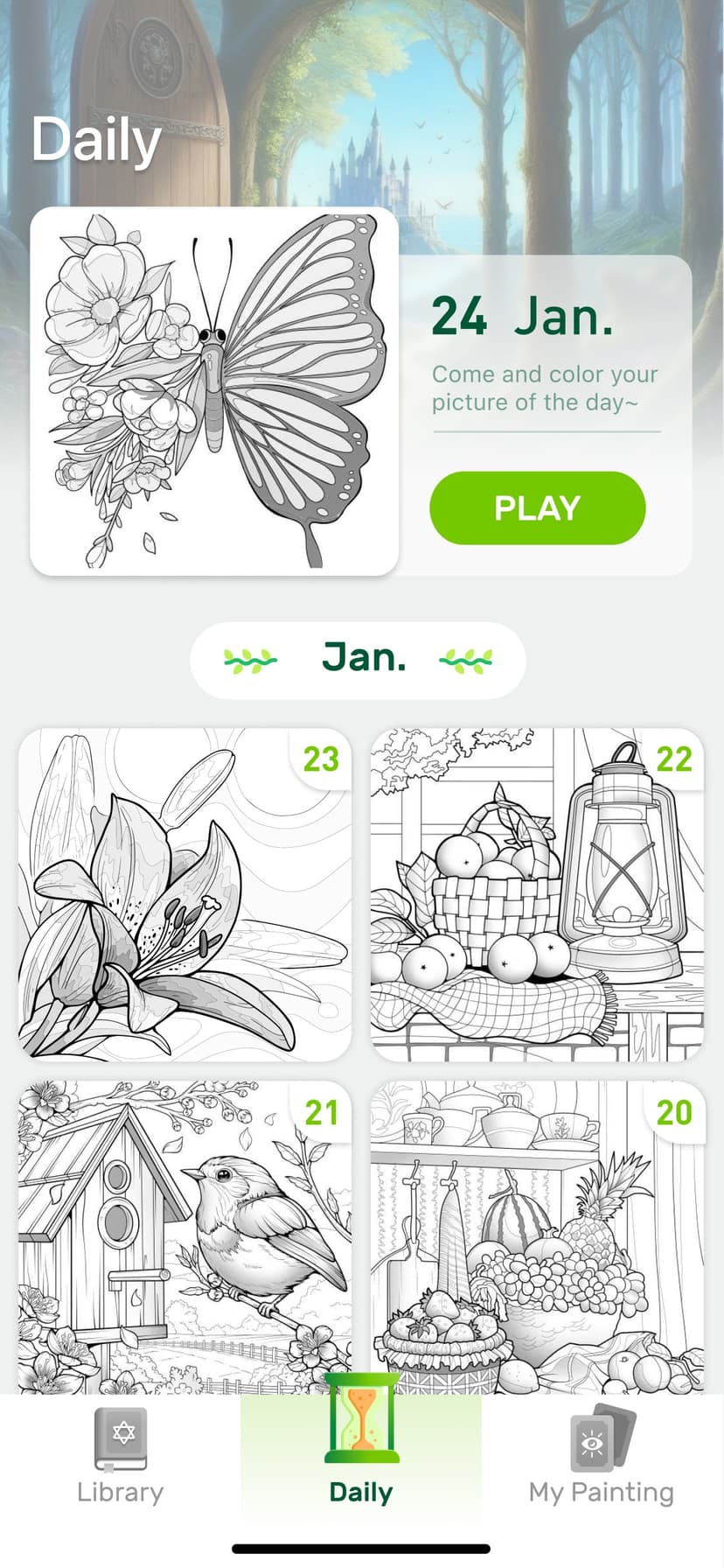 Fantasy Color By Number Game screenshot 9 - screenshot