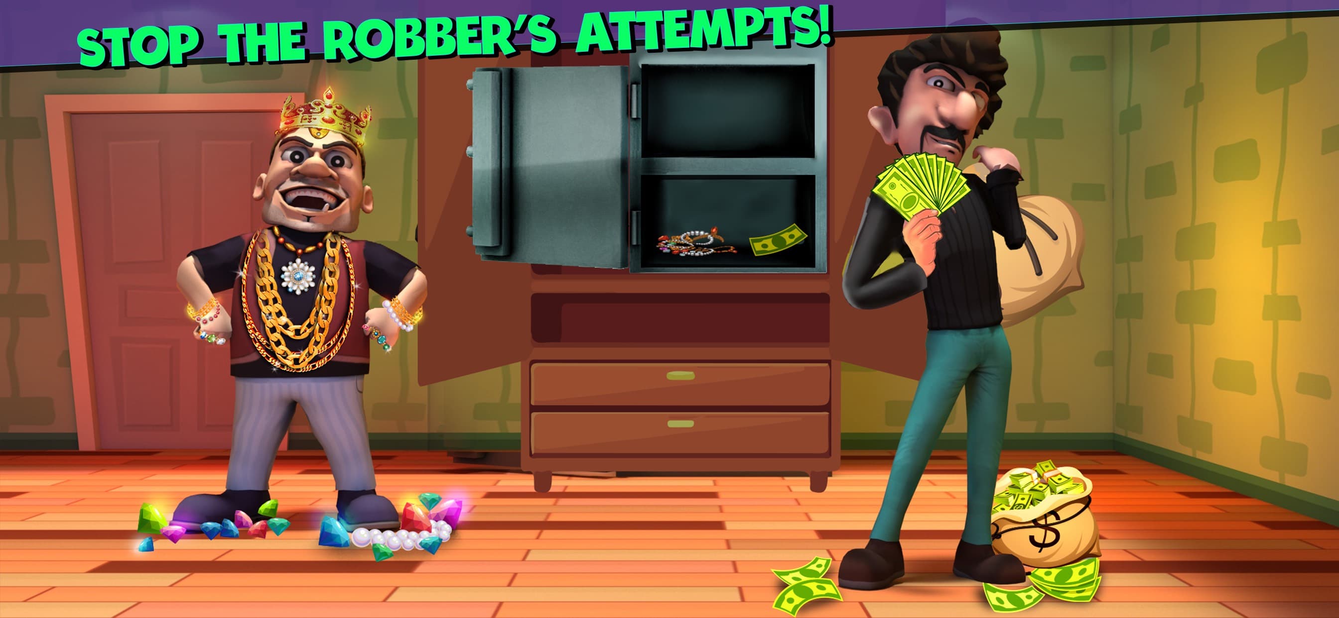 Scary Robber Home Clash screenshot 5 - screenshot