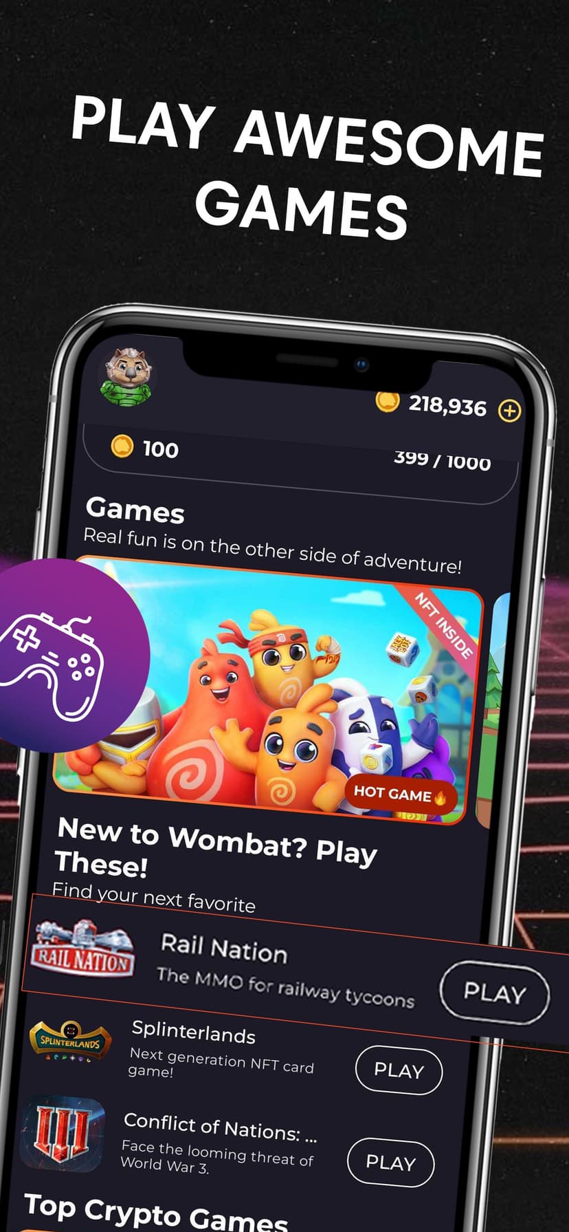 Wombat - Powered by PlayMind screenshot 1 - screenshot