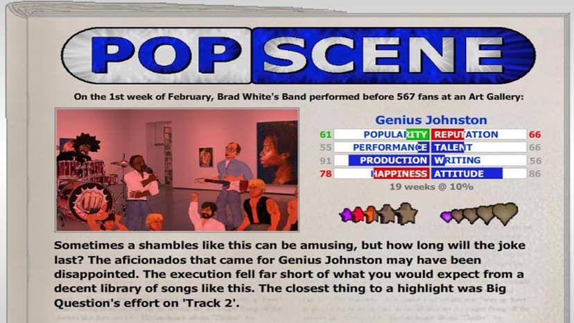 Popscene (Music Industry Sim) screenshot 4 - screenshot