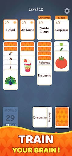 Associate Words: Solitaire screenshot 4 - screenshot