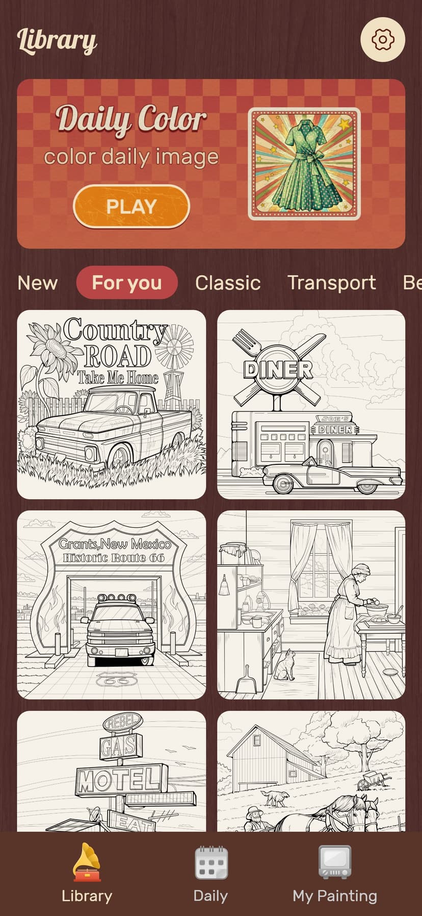 Nostalgia Color by number game screenshot 8 - screenshot