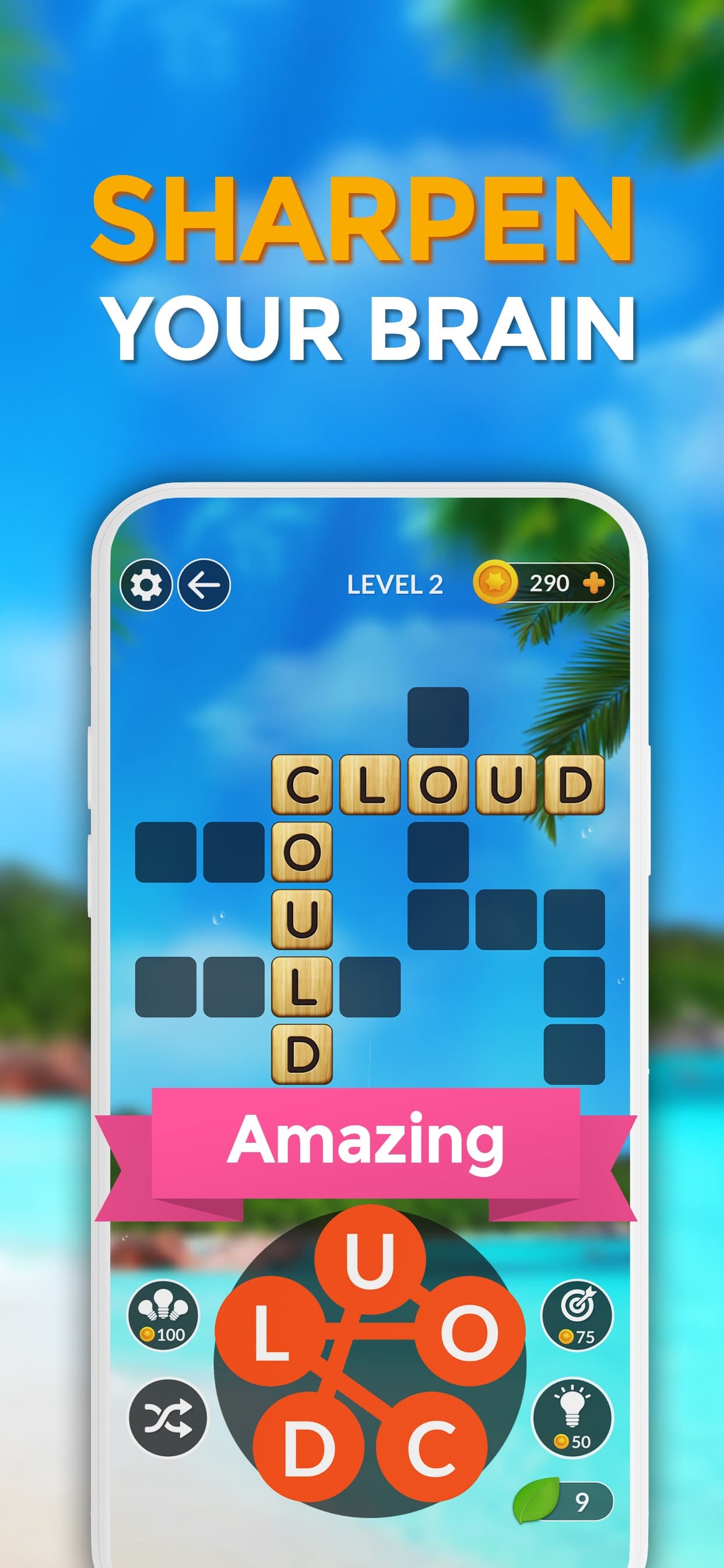 Word Games - Crossy Words Link screenshot 1 - screenshot