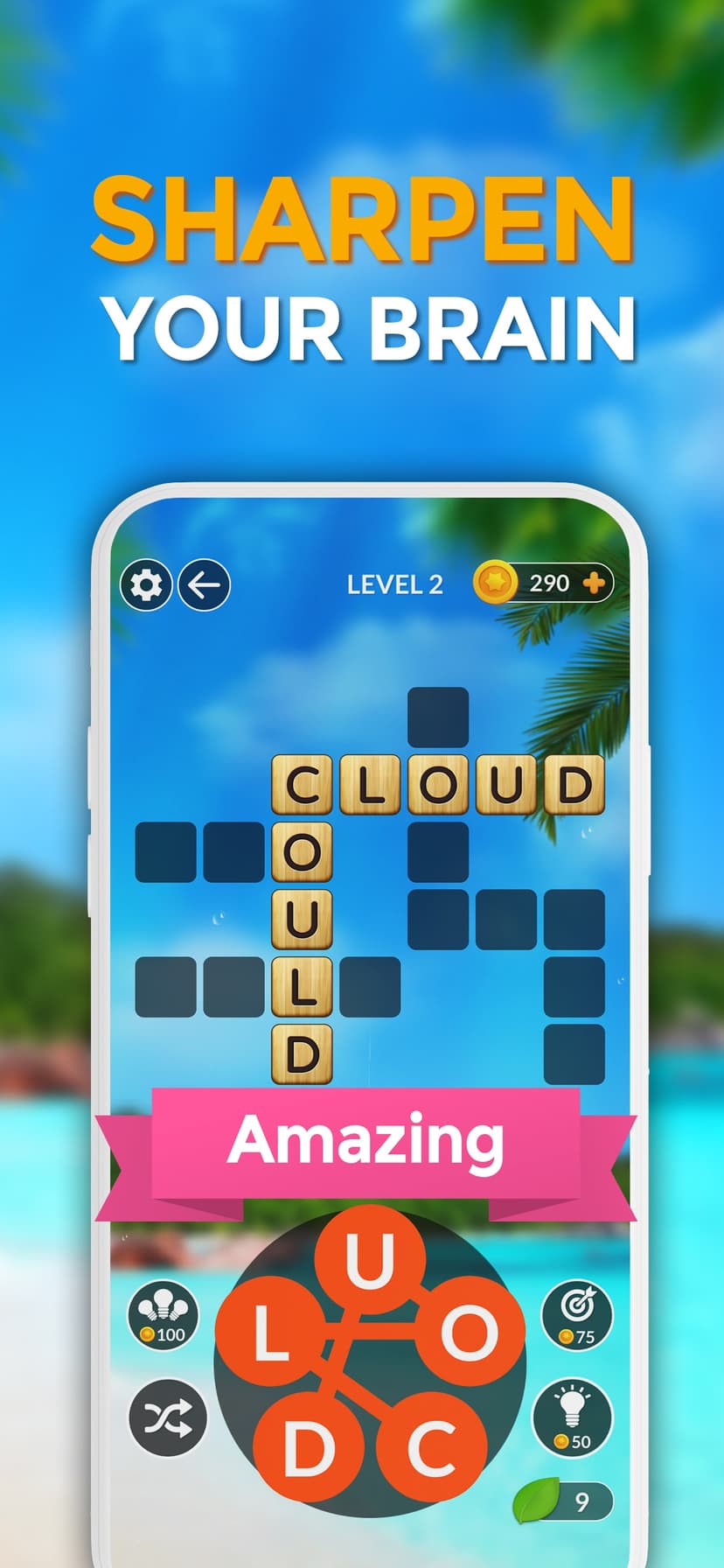 Word Games - Crossy Words Link screenshot 1 - screenshot