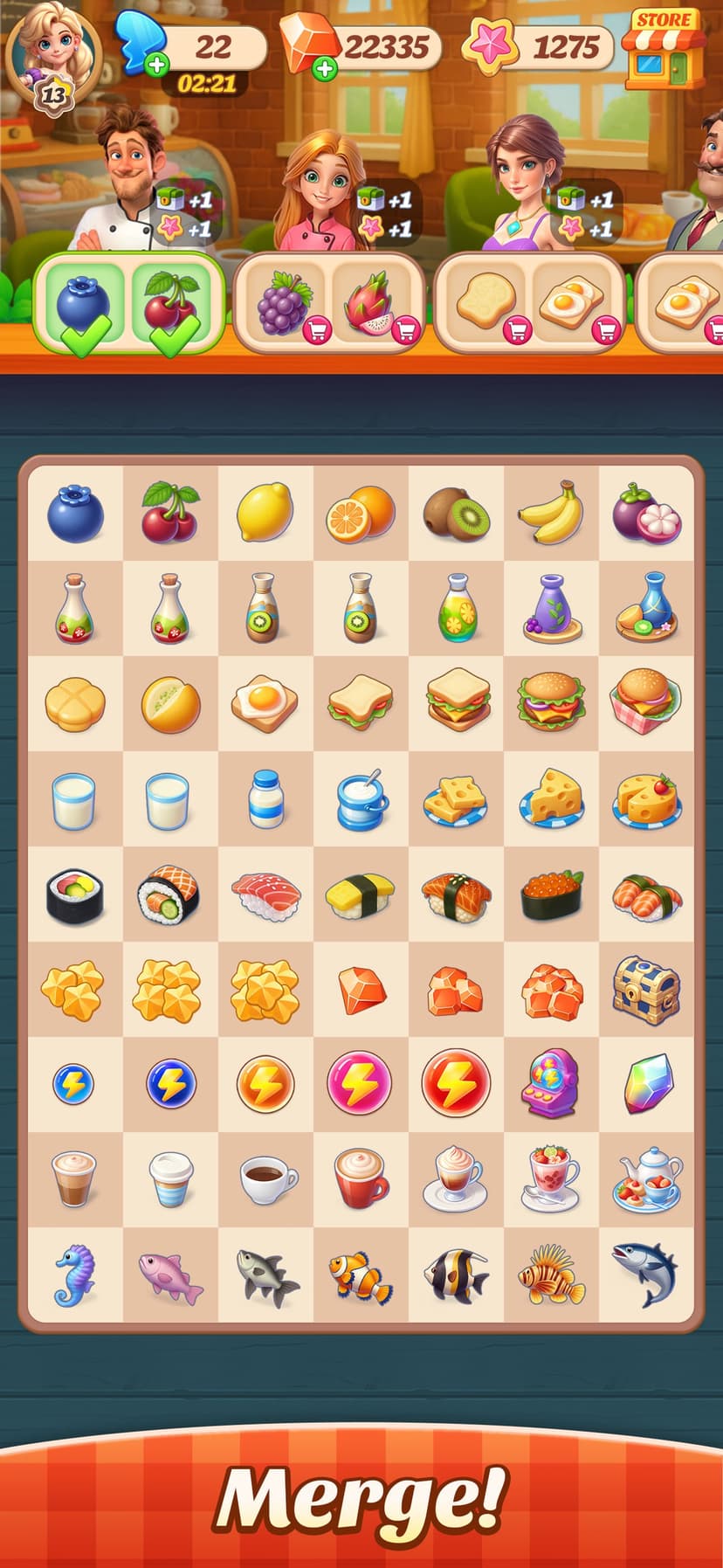 Anna's Holiday Merge screenshot 1 - screenshot