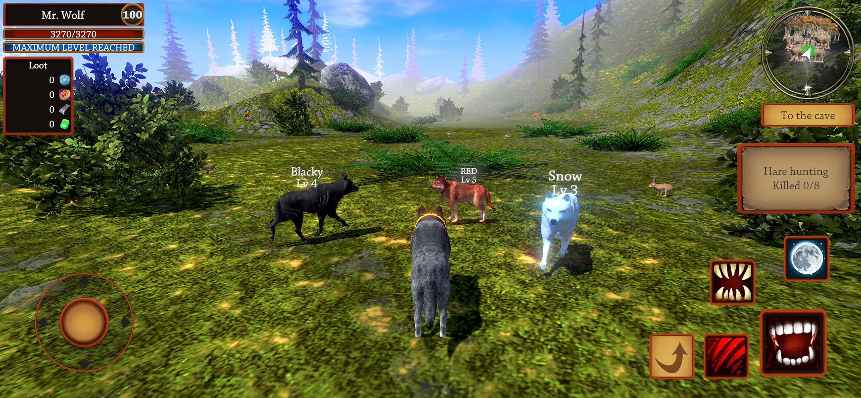 Wolf Simulator - Animal Games screenshot 6 - screenshot
