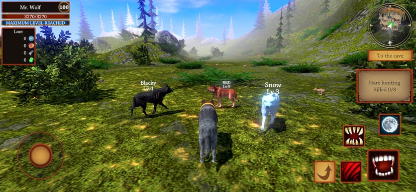 Wolf Simulator - Animal Games screenshot 6 - screenshot