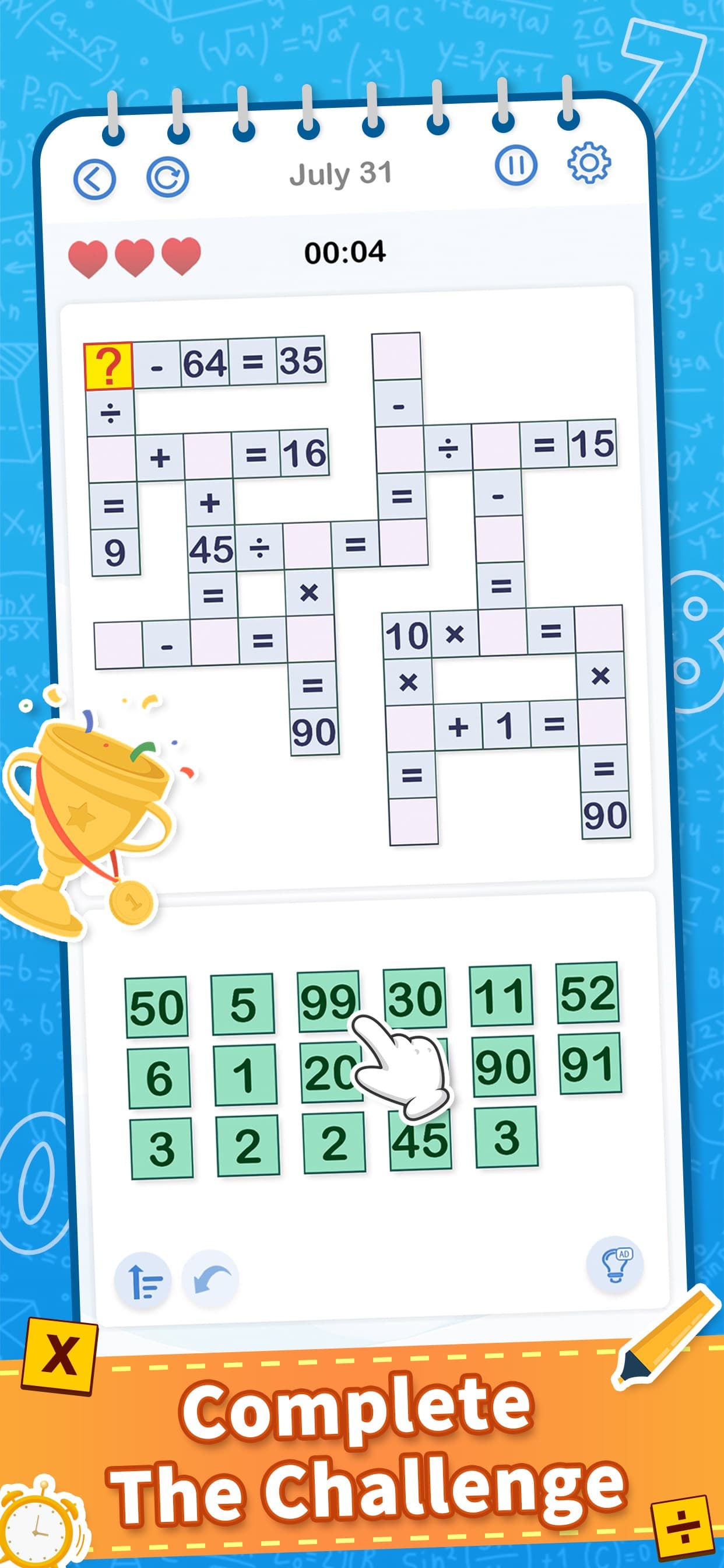 Cross Math - Math Game screenshot 4 - screenshot