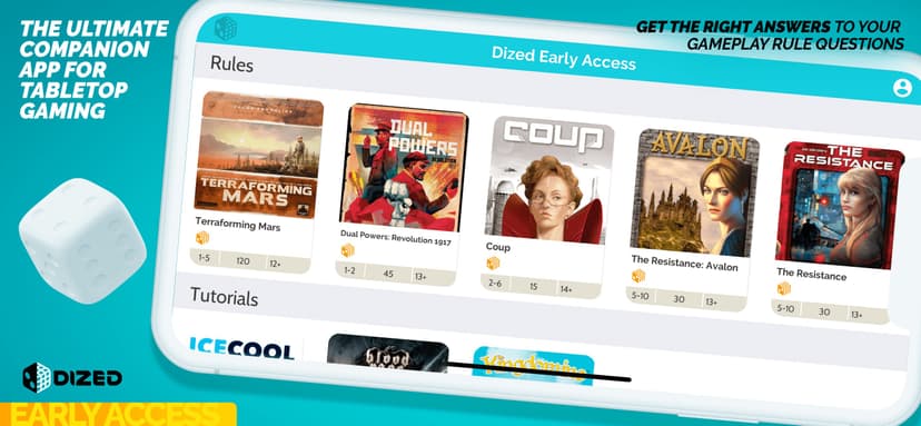 Dized - Board Game Companion screenshot 1 - screenshot