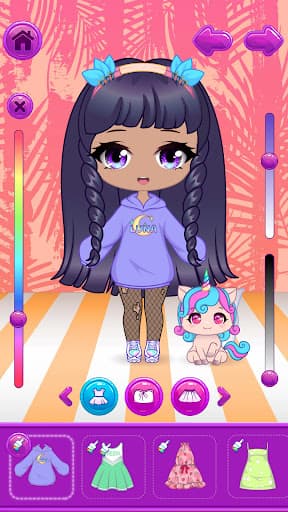 Chibi Dress Up Beauty Salon screenshot 5 - screenshot
