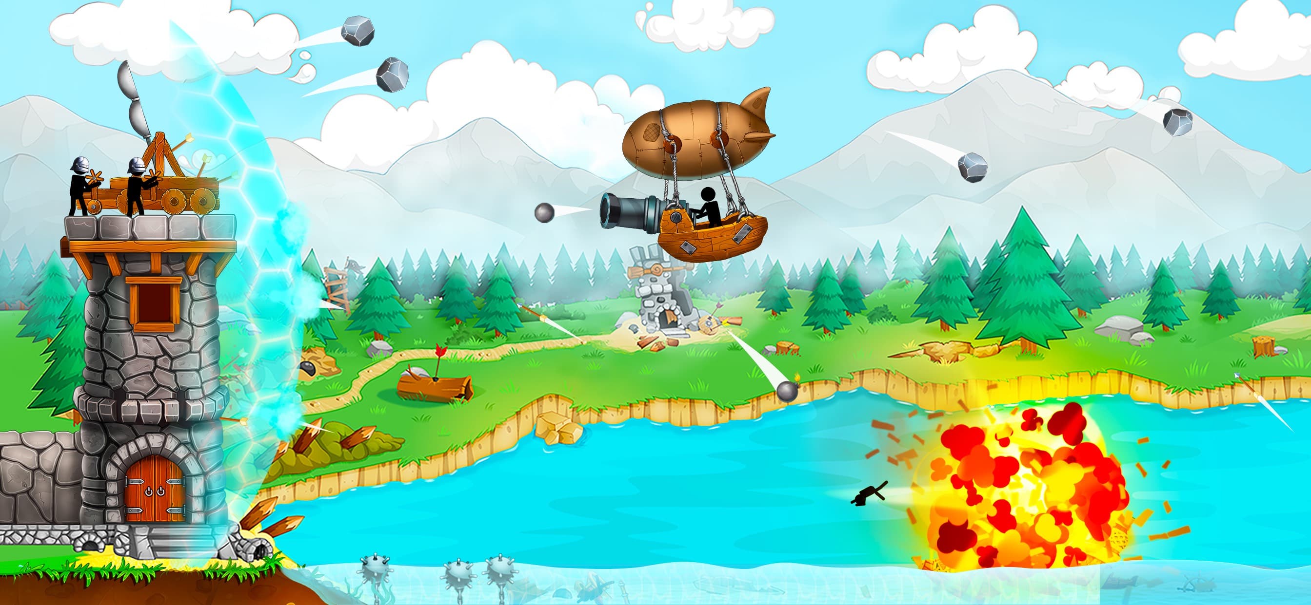 The Catapult: stick man game screenshot 5 - screenshot