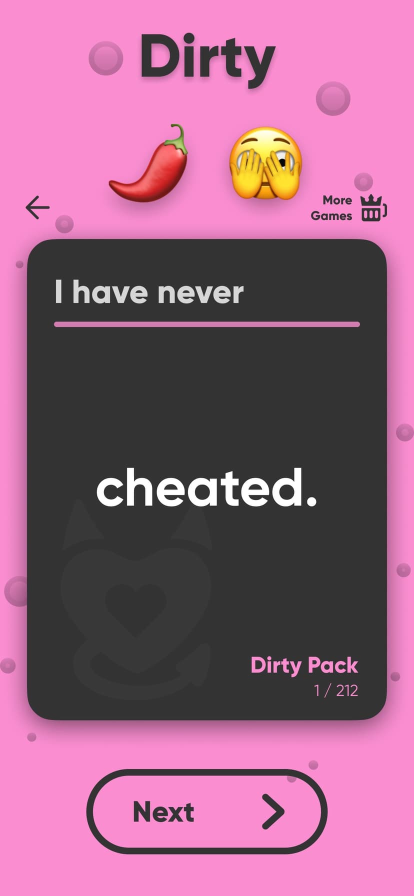 Never Ever: Dirty Adult screenshot 1 - screenshot