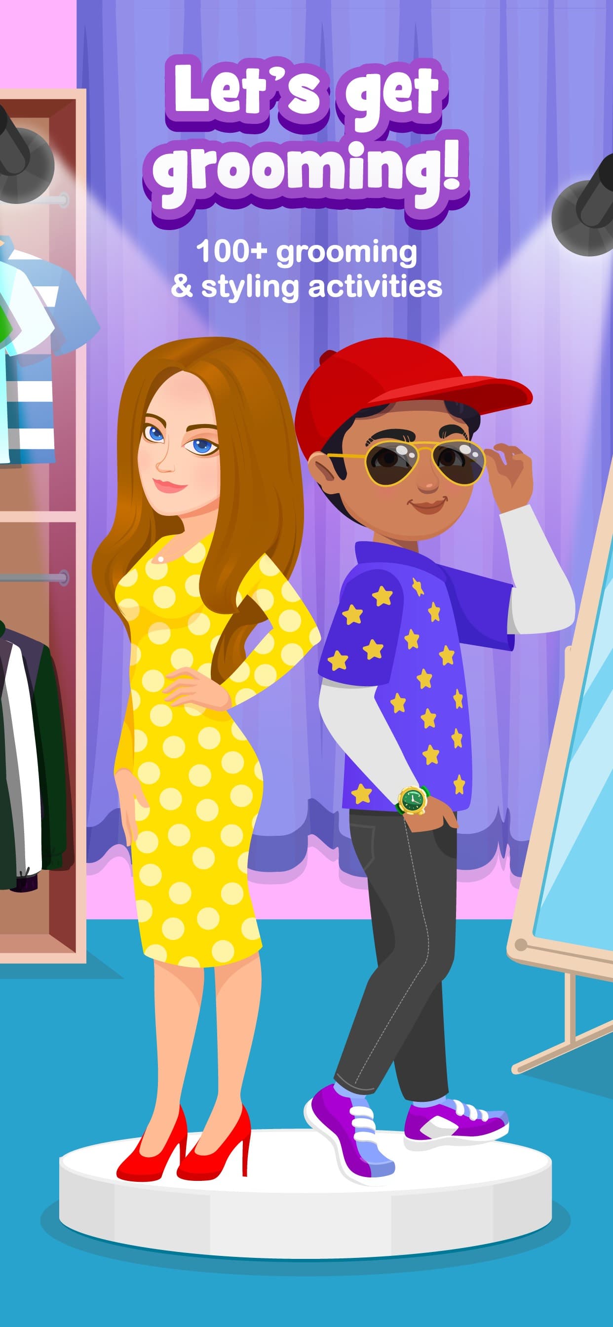 Kids Makeup Games & Hair Salon screenshot 1 - screenshot