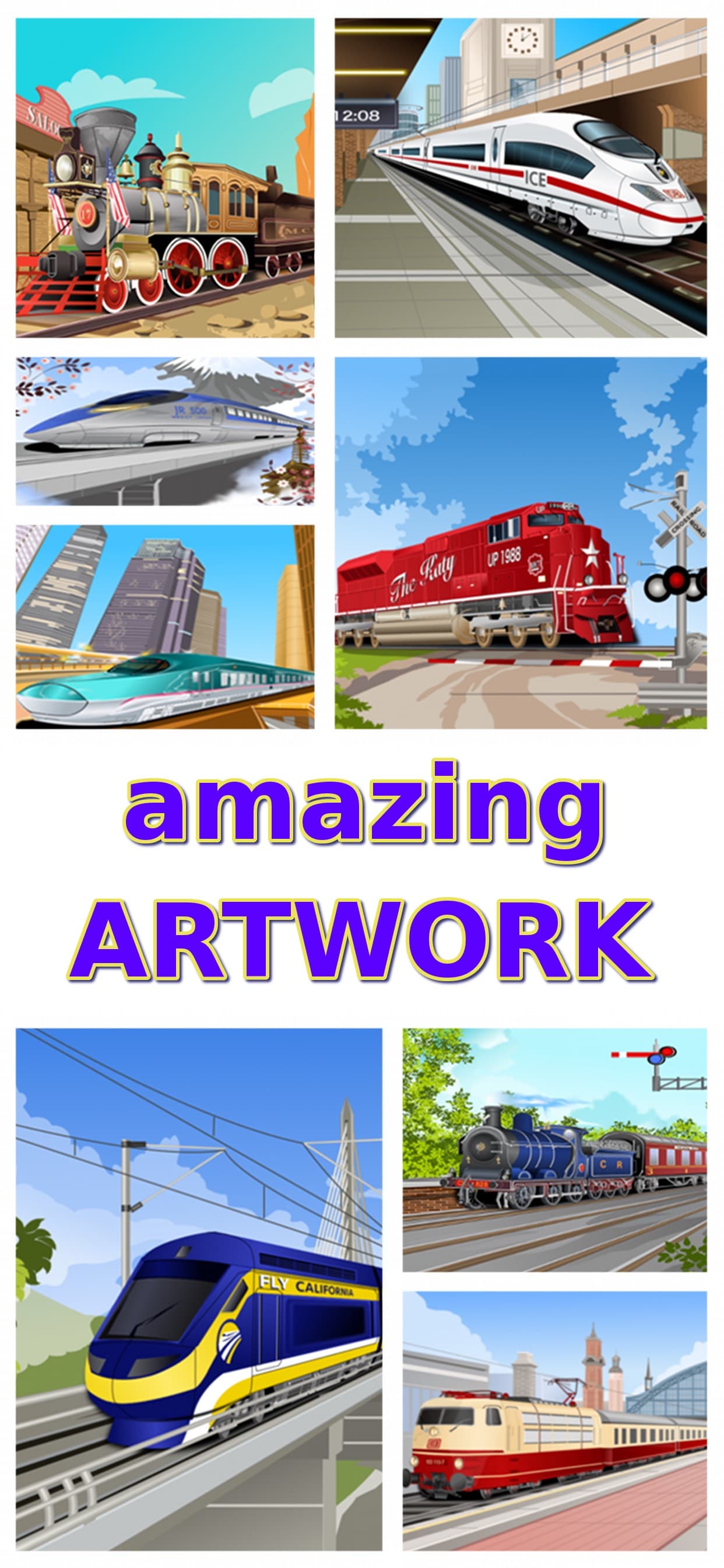 Train Jigsaw Puzzles for Kids screenshot 3 - screenshot