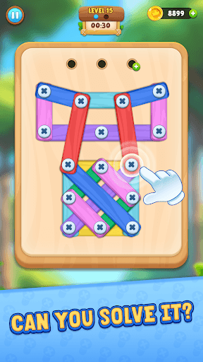 Wood Nuts And Bolts Puzzle screenshot 2 - screenshot