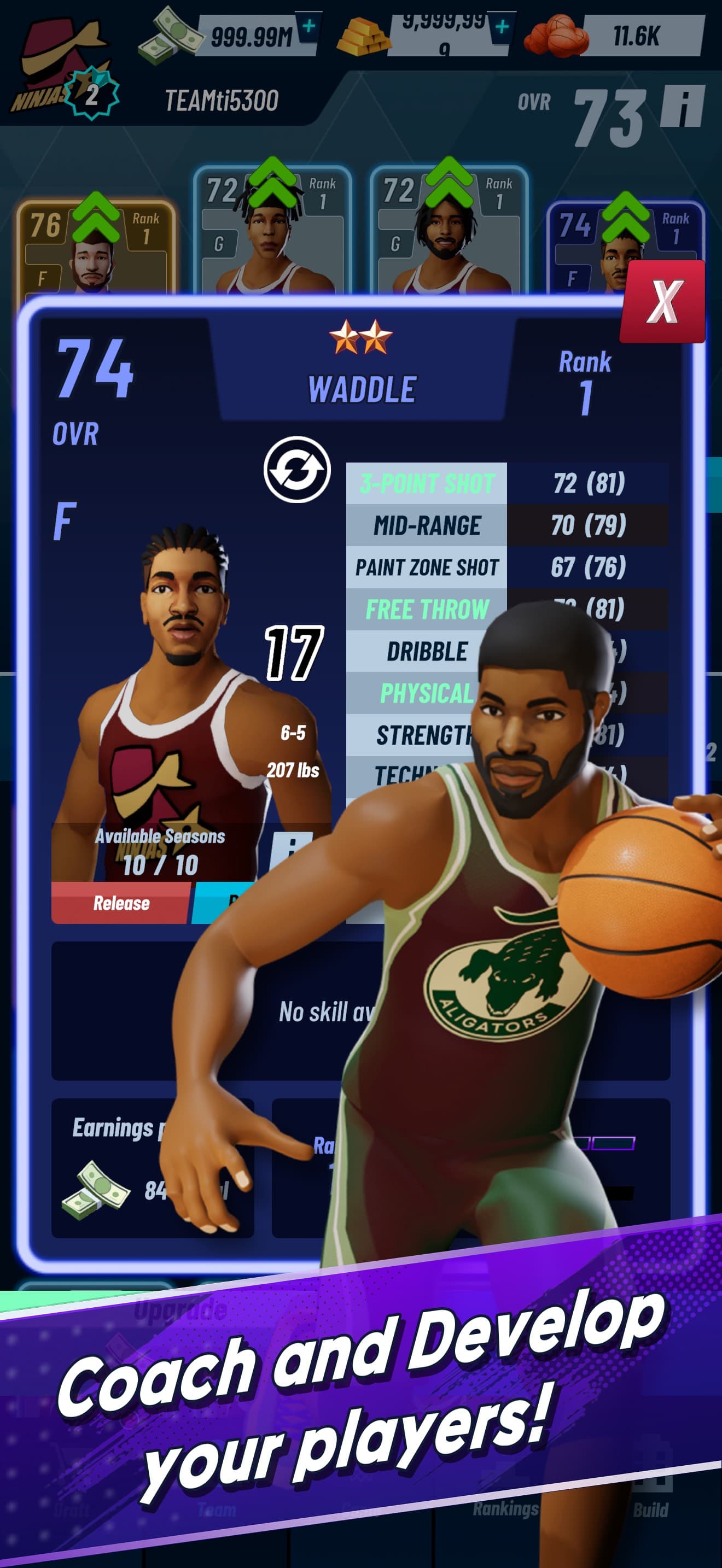Idle Basketball Manager 25 screenshot 4 - screenshot