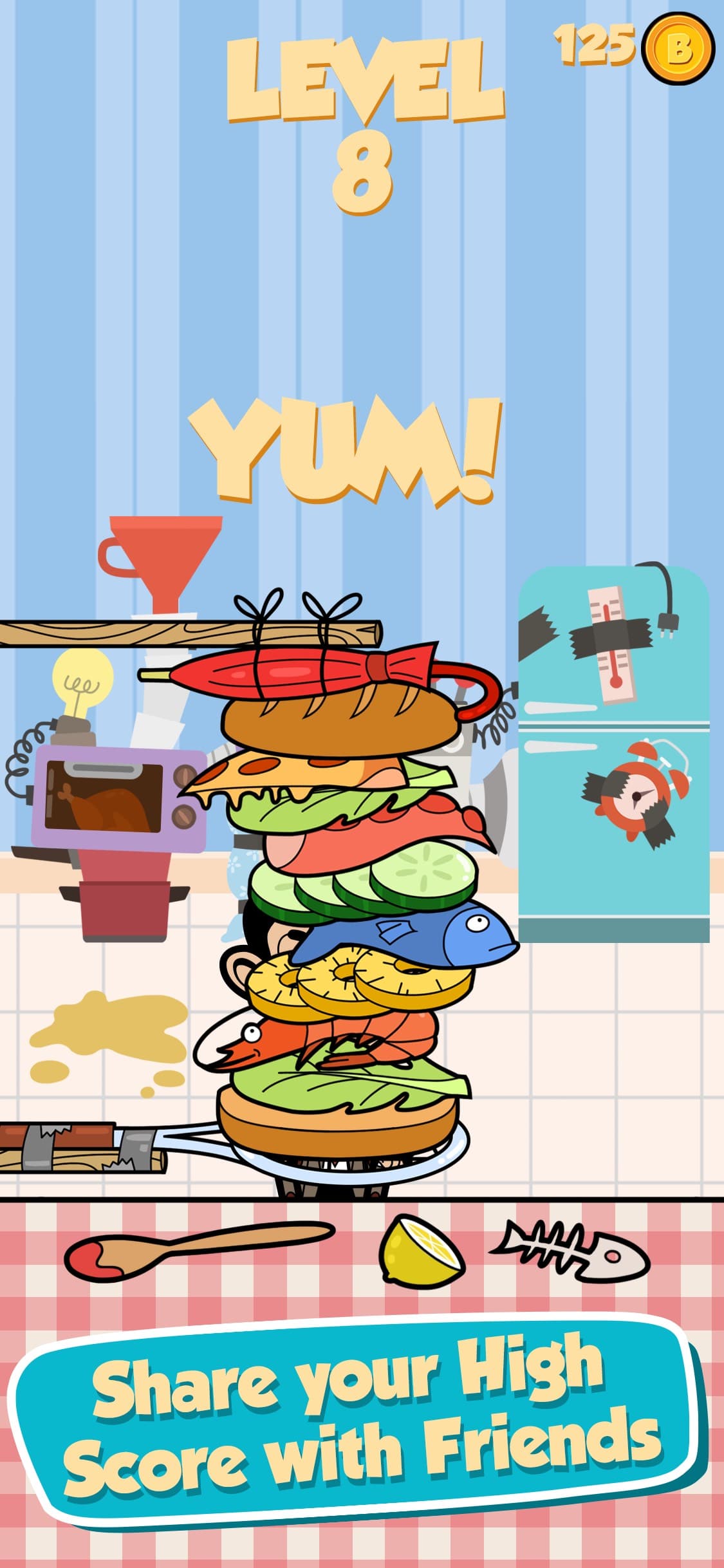 Mr Bean - Sandwich Stack screenshot 5 - screenshot