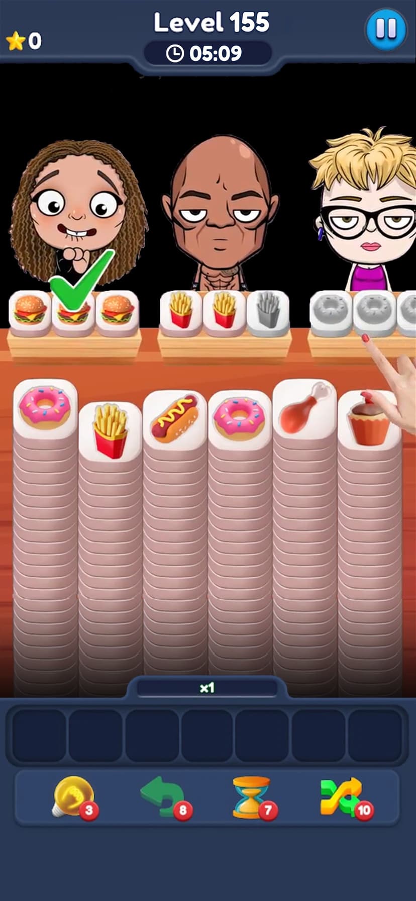 Food Match 3D: Tile Puzzle screenshot 3 - screenshot