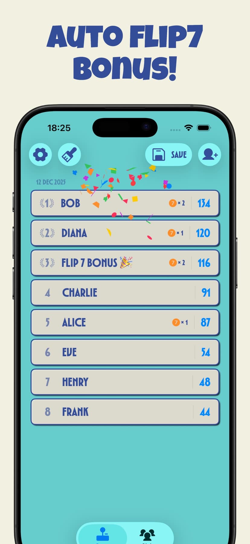 Flip7 Score screenshot 3 - screenshot