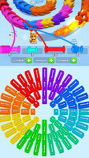 Wool Crush™ - Yarn Color Sort screenshot 2 - screenshot