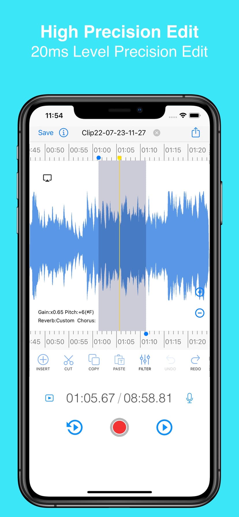 EZAudioCut - Audio Editor Lite screenshot 1 - screenshot