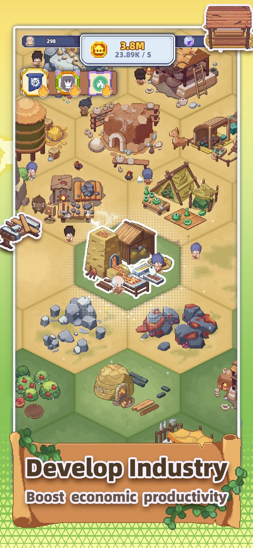 Pixel Civilization: Idle Game screenshot 4 - screenshot