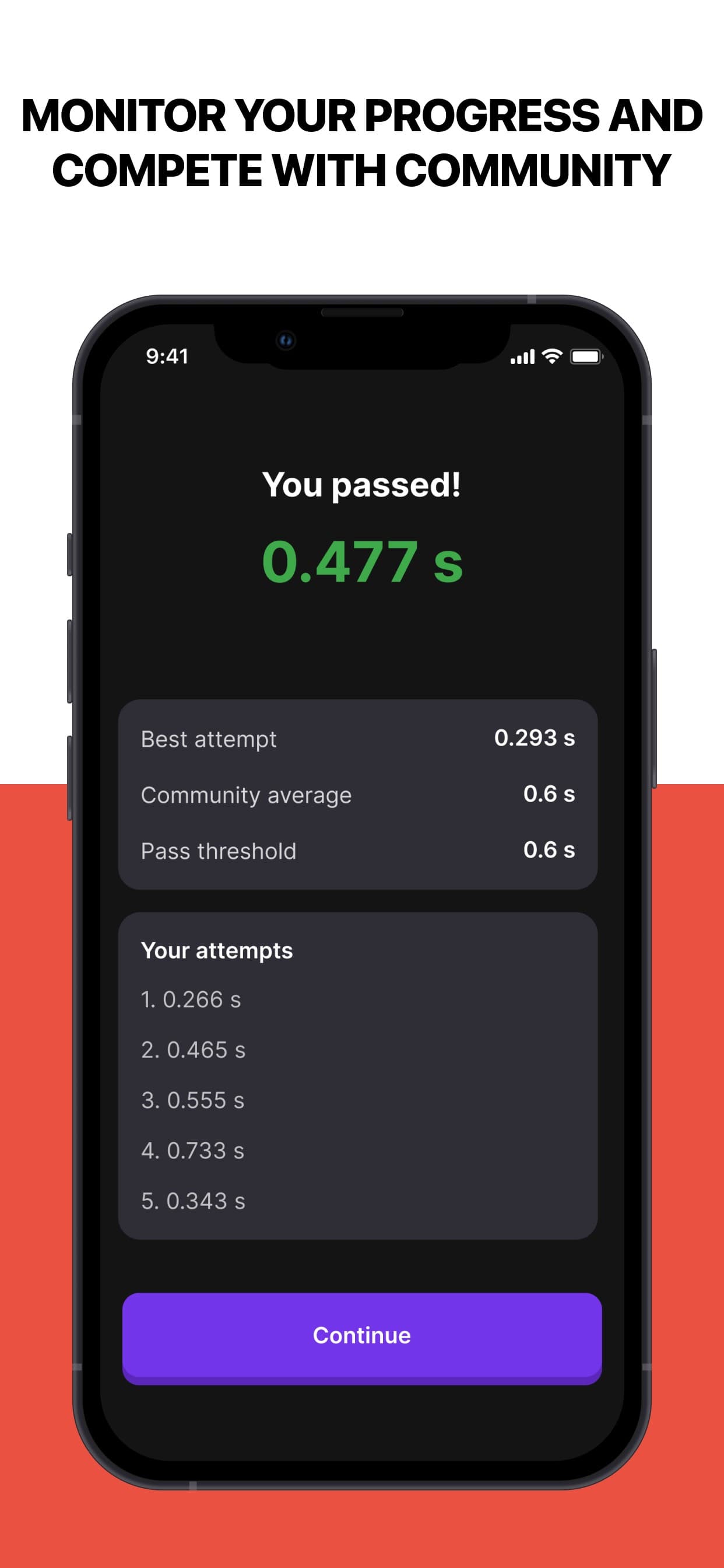 Reaction Time & Reflex Test screenshot 3 - screenshot
