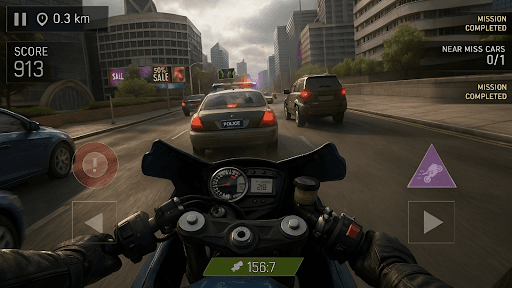 Real Moto Rider: Traffic Race screenshot 2 - screenshot