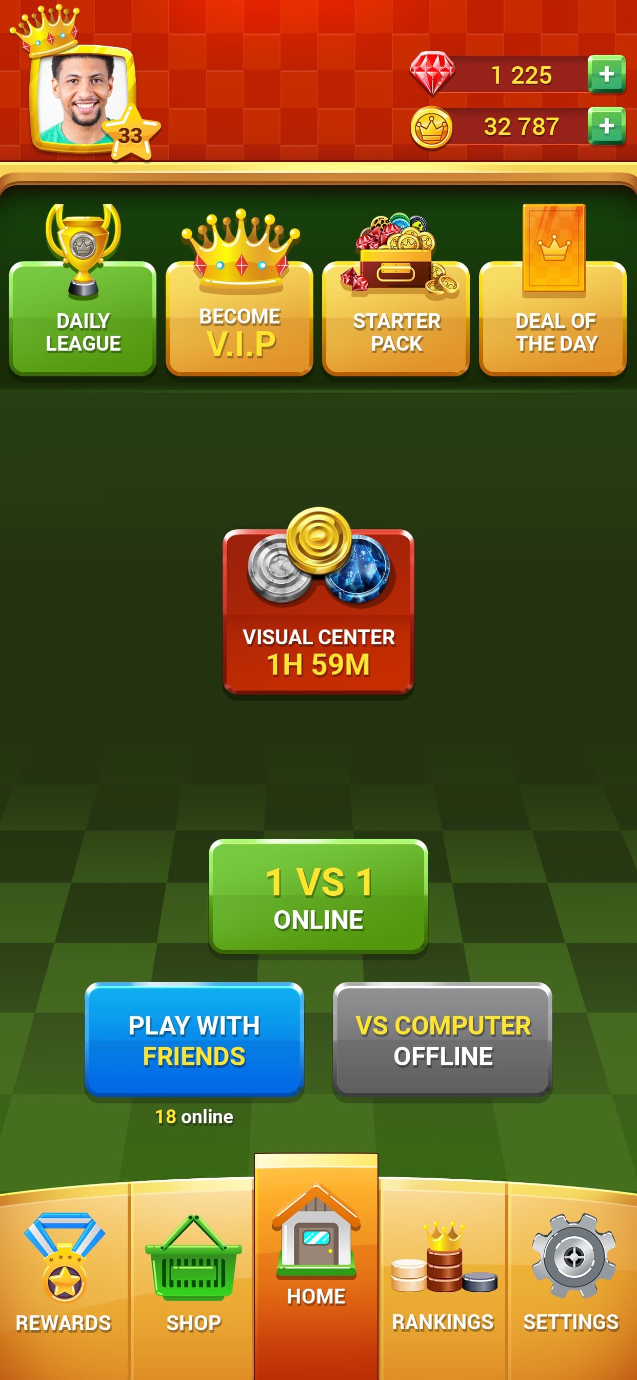 Checkers - Online & Offline screenshot 2 - screenshot