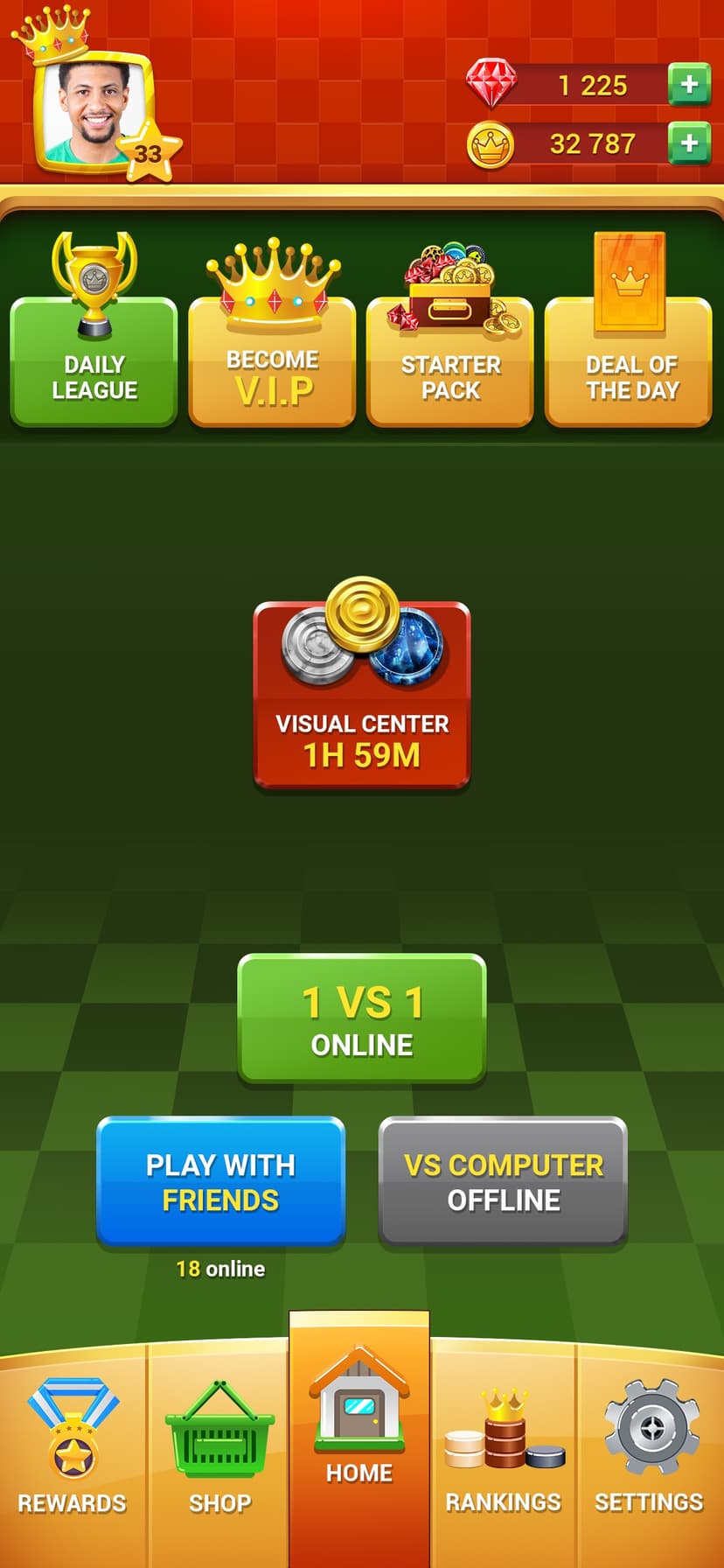 Checkers - Online & Offline screenshot 2 - screenshot