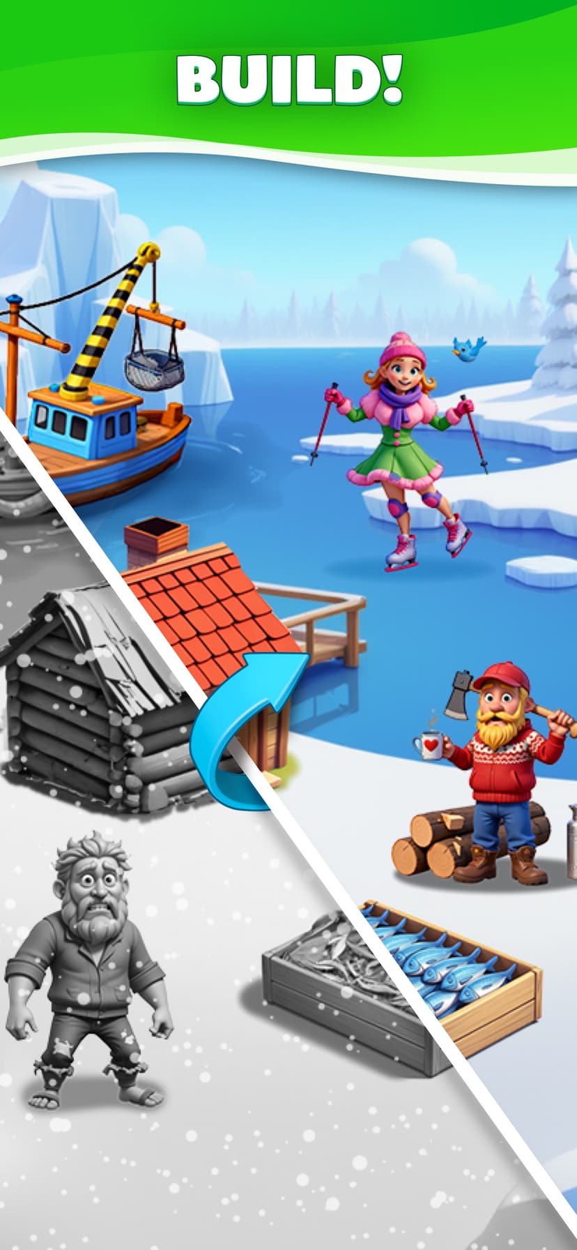 Merge Travel: Build Dream Town screenshot 3 - screenshot