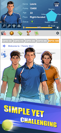 Tennis rising star screenshot 2 - screenshot