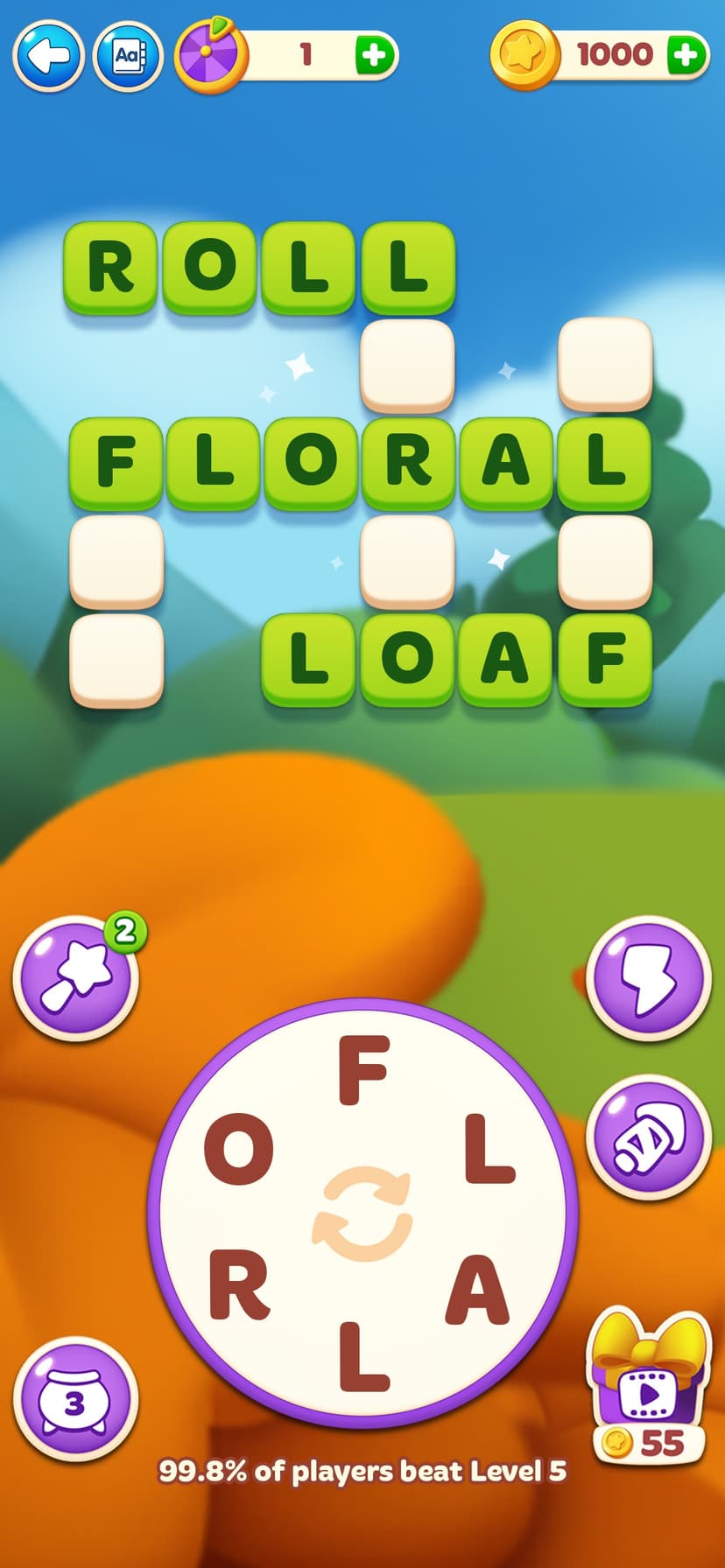 Word Spells: Game for Adults screenshot 1 - screenshot