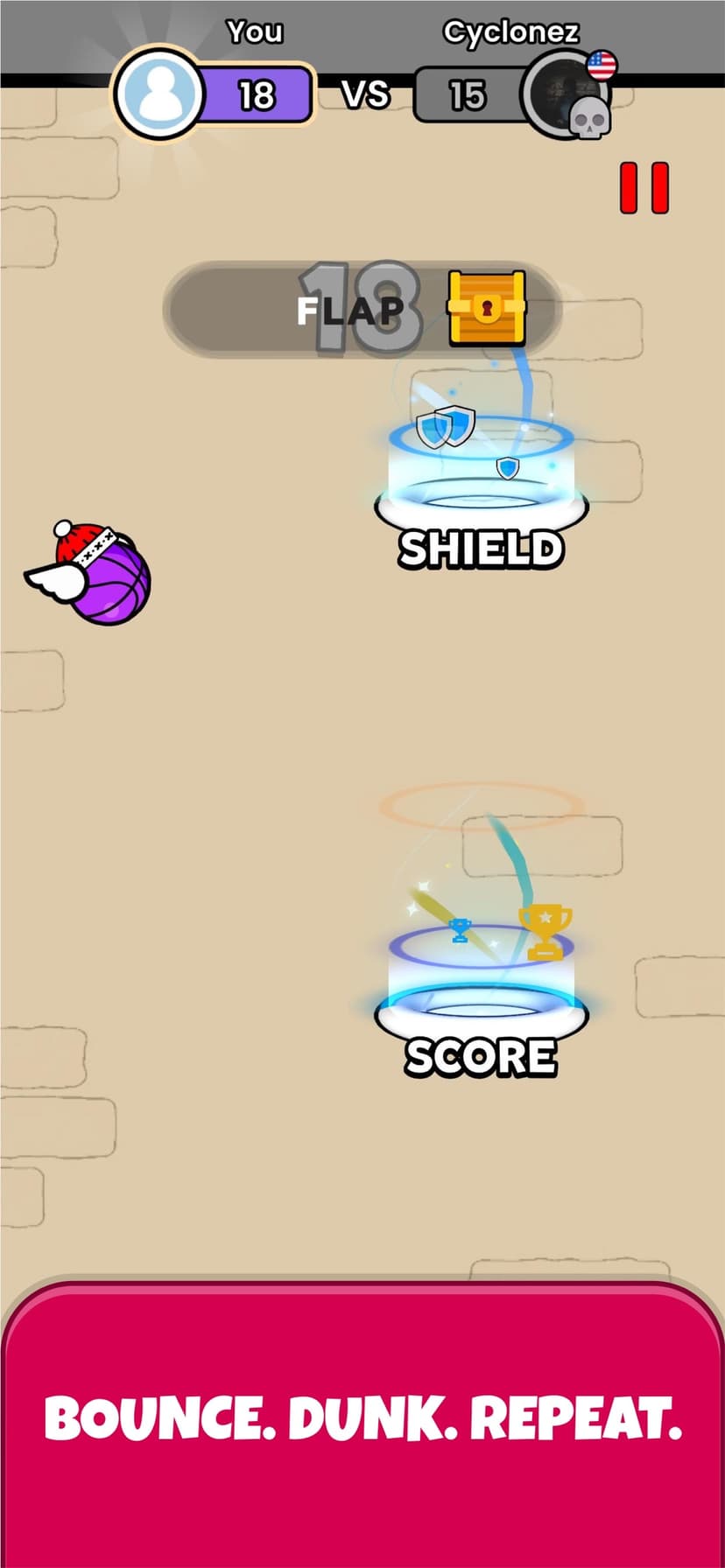 Flappy Dunk screenshot 4 - screenshot
