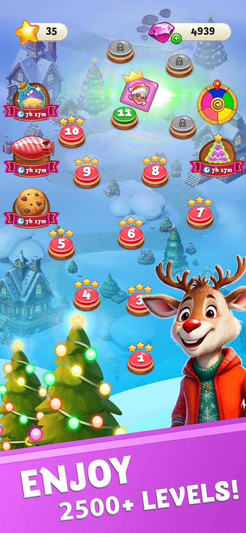 Christmas Adventure 3: Match-3 screenshot 5 - screenshot
