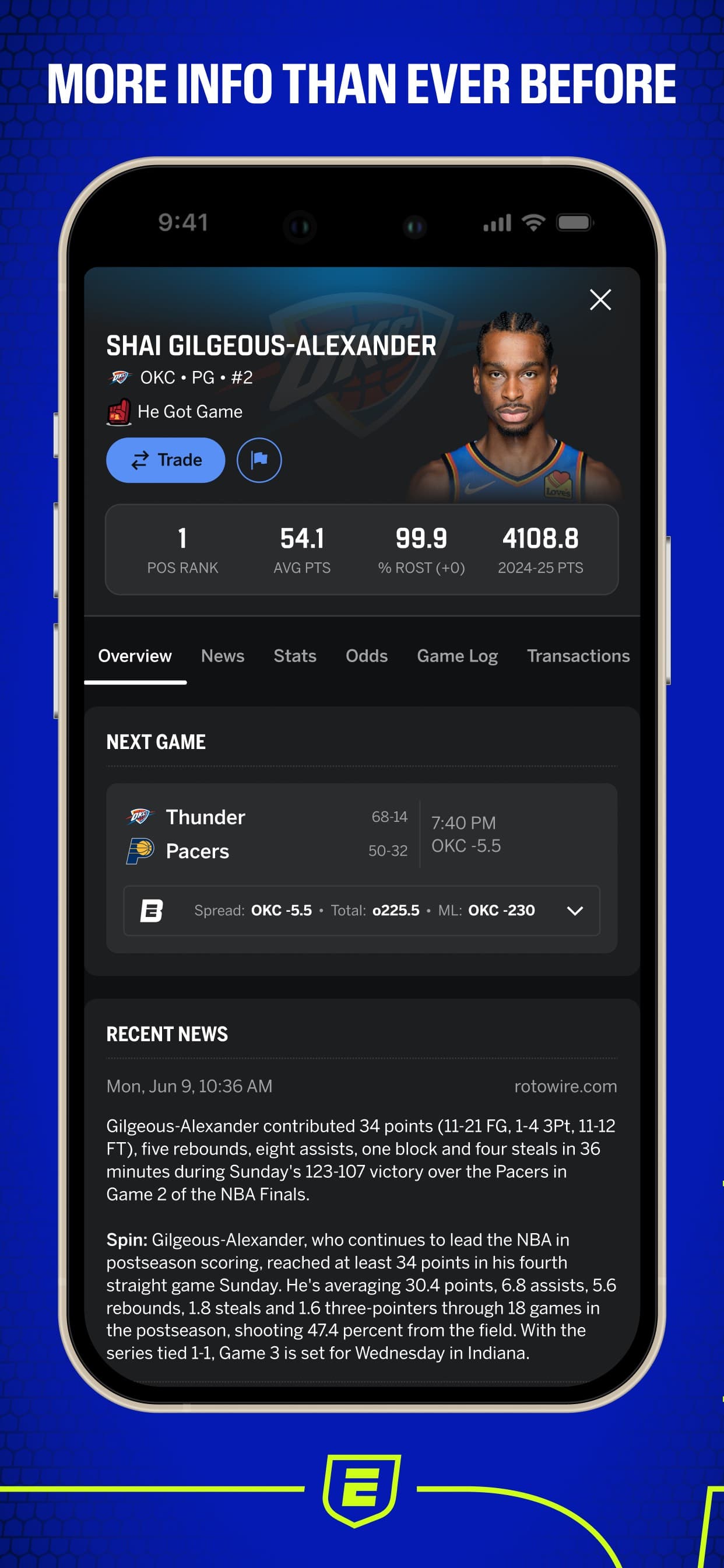 ESPN Fantasy Sports & More screenshot 5 - screenshot